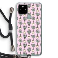 Boompje: Pixel 5 Transparant Hoesje met koord
