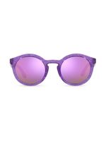 Dolce & Gabbana Kids New Pattern round-frame sunglasses - Violet - thumbnail