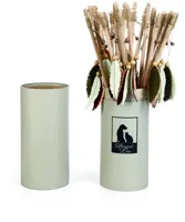 Designed by Lotte kattenhengel Kiowa stof/hout 1x1x50cm bruin