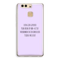 Tequila: Huawei P9 Transparant Hoesje