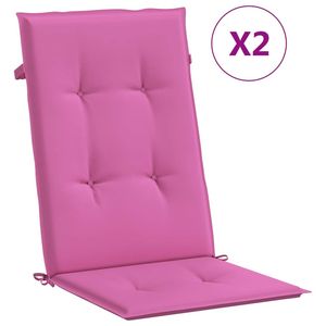 The Living Store Stoelkussen - Roze - 120x50x3 cm - Waterafstotend - Polyester