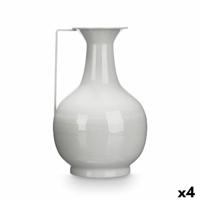 Vaas Gift Decor Grijs Ijzer Klot 24 x 38 x 14,8 cm (4 Stuks)