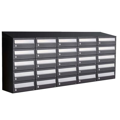 Allux Hive Set 5-Breed, 5-Hoog Met Dak Zwart - 40030070_5x5d
