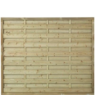 Geimpregneerd Houten Tuinscherm Bergen 180 x 150 CM