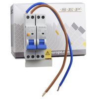 SEP combiset aardlekschakelaar 30mA 40A + 1 installatieautomaat 1polig+N B16