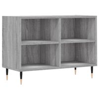 vidaXL Tv-meubel 69,5x30x50 cm bewerkt hout grijs sonoma eikenkleurig