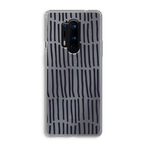 Moroccan stripes: OnePlus 8 Pro Transparant Hoesje