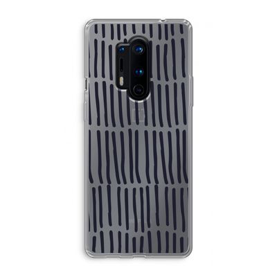 Moroccan stripes: OnePlus 8 Pro Transparant Hoesje