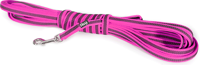 Lange lijn hond - Antislip - 14mm x 10m - Met Handvat - Roze