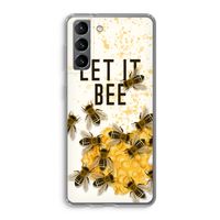 Let it bee: Samsung Galaxy S21 Transparant Hoesje
