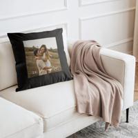 Kussen bedrukken - Zwart - 40 x 40 cm