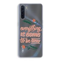 Optimistic flower girl: Oppo A91 Transparant Hoesje
