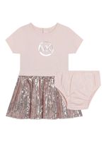 Michael Kors Kids robe à sequins - Rose - thumbnail