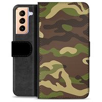 Samsung Galaxy S21+ 5G Premium Portemonnee Hoesje - Camo