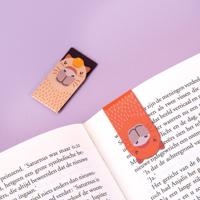Capibara magnetische boekenleggers (set van 4)