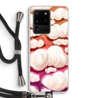Katoen Wolken: Samsung Galaxy S20 Ultra Transparant Hoesje met koord
