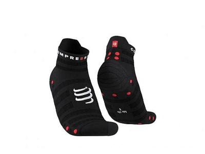Compressport Pro racing v4.0 ultralight low cut hardloopsokken zwart