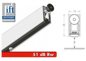 Valdorpel ASPLU 51dB 15x28mm 930mm