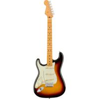 Fender American Ultra Stratocaster LH Ultra Burst MN linkshandige elektrische gitaar met koffer - thumbnail