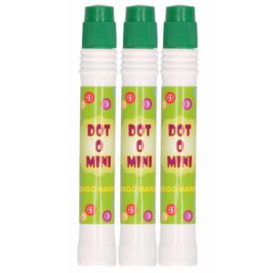 Bingostift - 3x - dikke punt - kleur groen - Marker dikke stippen