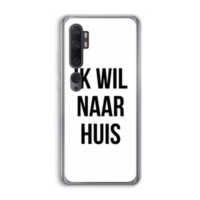 Ik wil naar huis: Xiaomi Mi Note 10 Transparant Hoesje