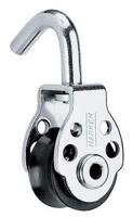 Harken 16mm 1-schijfsblok Met Inhaak Default