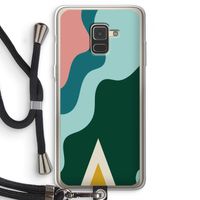 Noor B: Samsung Galaxy A8 (2018) Transparant Hoesje met koord