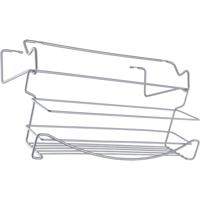 Metaltex uitklapbaar kruidenrekje 40x28x33 cm zilver