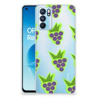 OPPO Reno 6 5G Siliconen Case Druiven