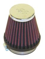 K&N Luchtfilter universeel verchroomd, Universele luchtfilters voor de moto, RC-2330