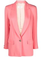 Peserico blazer à simple boutonnage - Rose