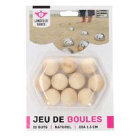 Houten Jeu de Boules Buts, 10st. Houten Jeu de Boules Buts, 10st.