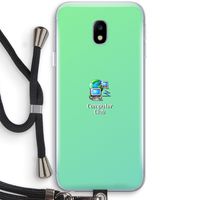 Win98: Samsung Galaxy J3 (2017) Transparant Hoesje met koord