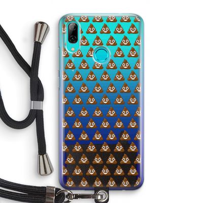 Poop emoji: Huawei P Smart (2019) Transparant Hoesje met koord