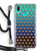 Poop emoji: Huawei P Smart (2019) Transparant Hoesje met koord