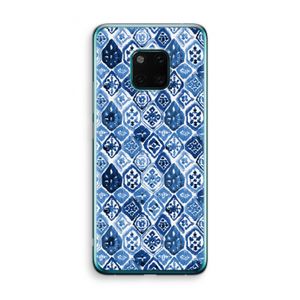 Blauw motief: Huawei Mate 20 Pro Transparant Hoesje