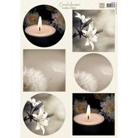 Marianne Design • knipvel condoleance candle light