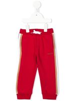 BOSS Kidswear pantalon de jogging à détails rayés - Rouge