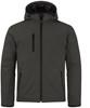 Clique 020952 Padded Hoody Softshell - Donkergrijs - 4XL