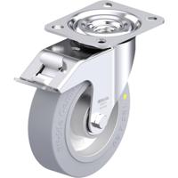 Blickle L-ALEV 125K-FI-SG-AS Plaatstalen zwenkwiel Wieldiameter: 125 mm Draagvermogen (max.): 250 kg 1 stuk(s)