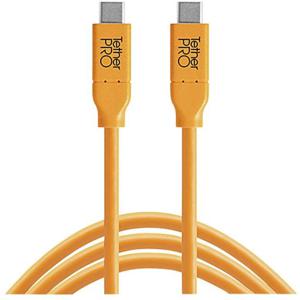 Tether Tools CUC15-ORG USB-kabel USB 3.2 Gen 1 (3.1 Gen 1) 4,6 m USB C Oranje