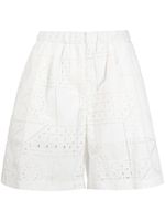 MSGM short à design perforé all-over - Blanc MSGM short à design perforé all-over - Blanc
