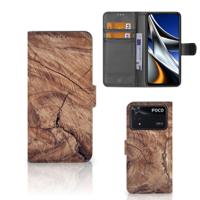 Xiaomi Poco X4 Pro 5G | Book Style Case | Tree Trunk Xiaomi Poco X4 Pro 5G | Book Style Case | Tree Trunk
