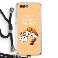 You're Shrimply The Best: Honor 10 Transparant Hoesje met koord