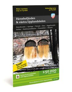 Wandelkaart Terrängkartor Färnebofjärden och västra Upplandsleden | Zw