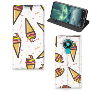 Nokia 3.4 Flip Style Cover Icecream