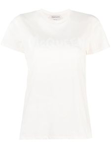 Alexander McQueen t-shirt à logo imprimé - Blanc