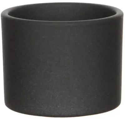 Mica Decorations bloempot Era rond 12x10cm donkergrijs