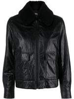 A.P.C. veste bomber Tina en cuir artificiel - Noir