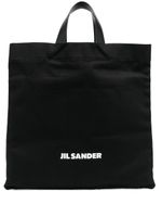 Jil Sander sac cabas à logo imprimé - Noir - thumbnail